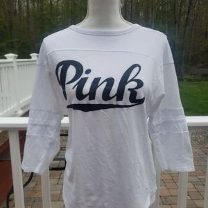 ❣SOLD PINK Victoria's secret shirt xs